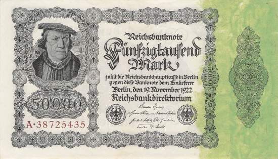 50000 Mark 1922 Ro.79a A